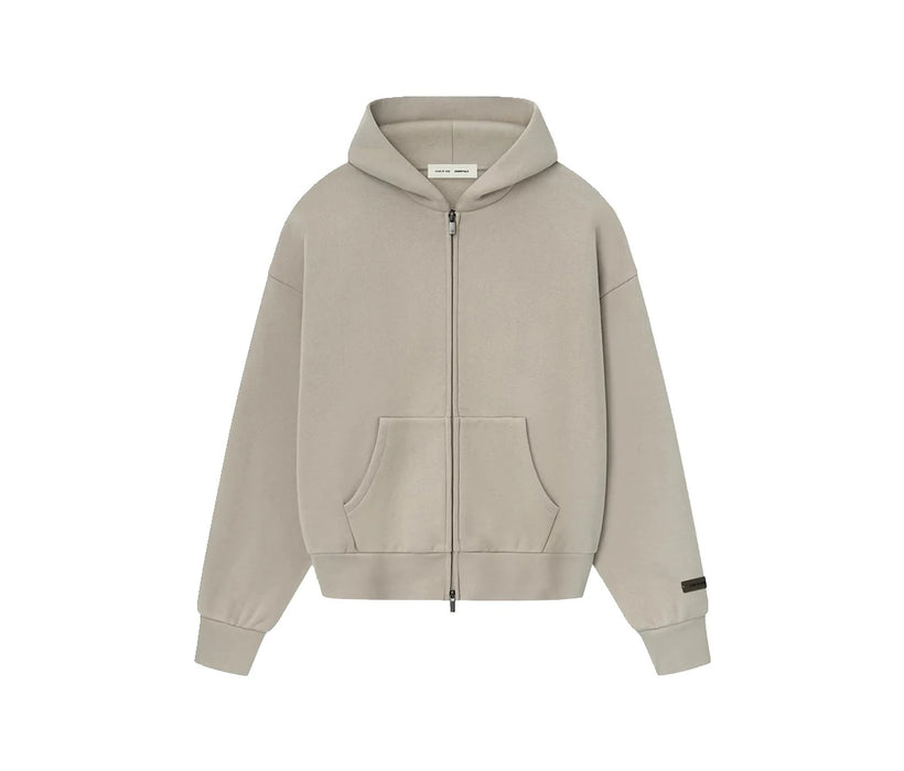 Fear of God Essentials S25 Zip-Up Hoodie Timber
