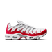 Nike Air Max Plus White University Red Wolf Grey