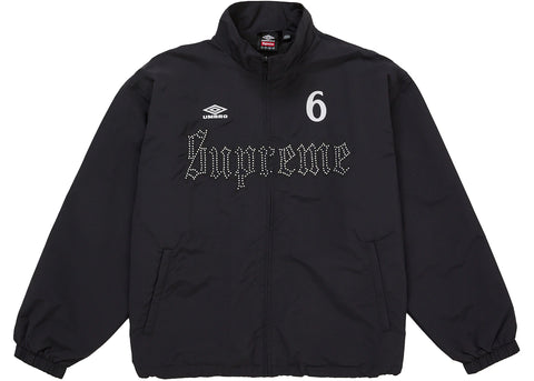Supreme Umbro Rhinestone Track Jacket Black