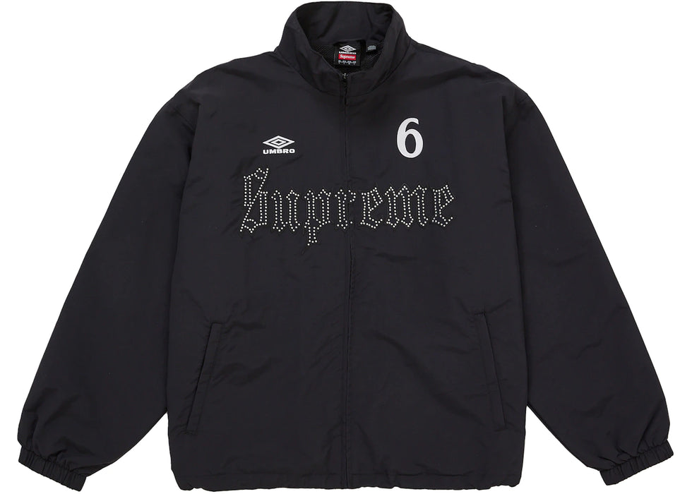 Supreme Umbro Rhinestone Track Jacket Black