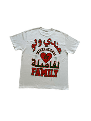 Corteiz Tee Family International Morocco White
