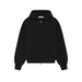 Fear of God Essentials Classic Full Zip-Up Hoodie Jet Black