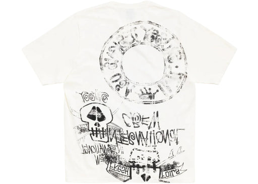 Stussy Skulls Pigment Dyed Tee Natural