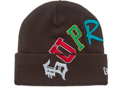 Supreme New Era Arc Beanie Brown