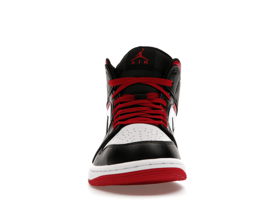 Jordan 1 Mid Gym Red Black Toe