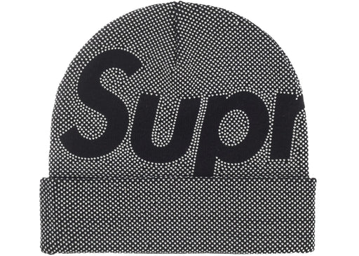 Supreme Studded Knockout Big Logo Beanie Black