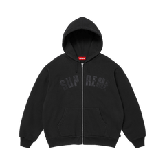 Supreme Arc Thermal Lined Zip Up Hooded Sweatshirt 'Black'