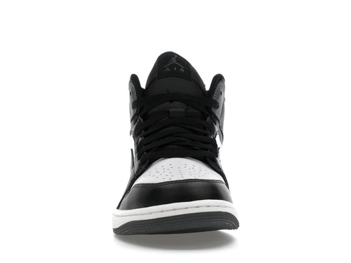 Jordan 1 Mid Black White Iron Grey
