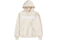 Supreme Collegiate Hooded Sweatshirt Natural