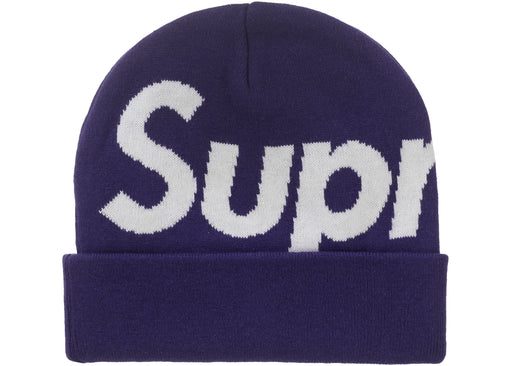 Supreme Big Logo Beanie (FW25) Purple