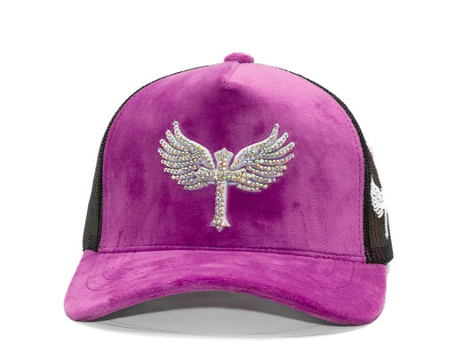 Reflection Luxury Fuzzy Trucker Purple