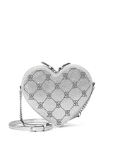 Victoria's Secret Silver Rhinestone Crossbody Bag