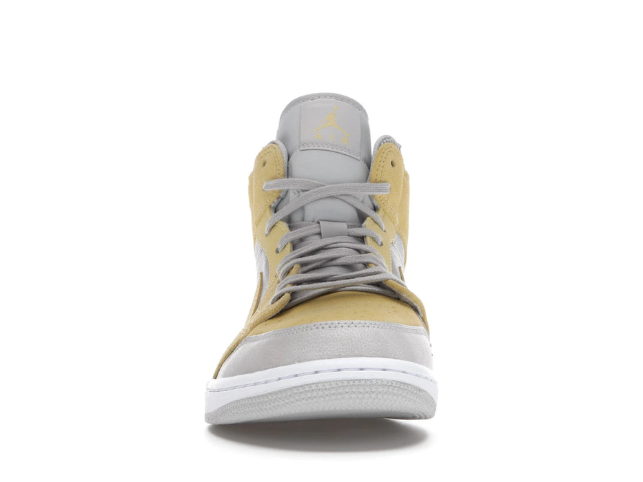 Jordan 1 Mid Mixed Textures Yellow