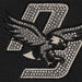 Supreme Rhinestone Eagle Hooded Sweatshirt Black