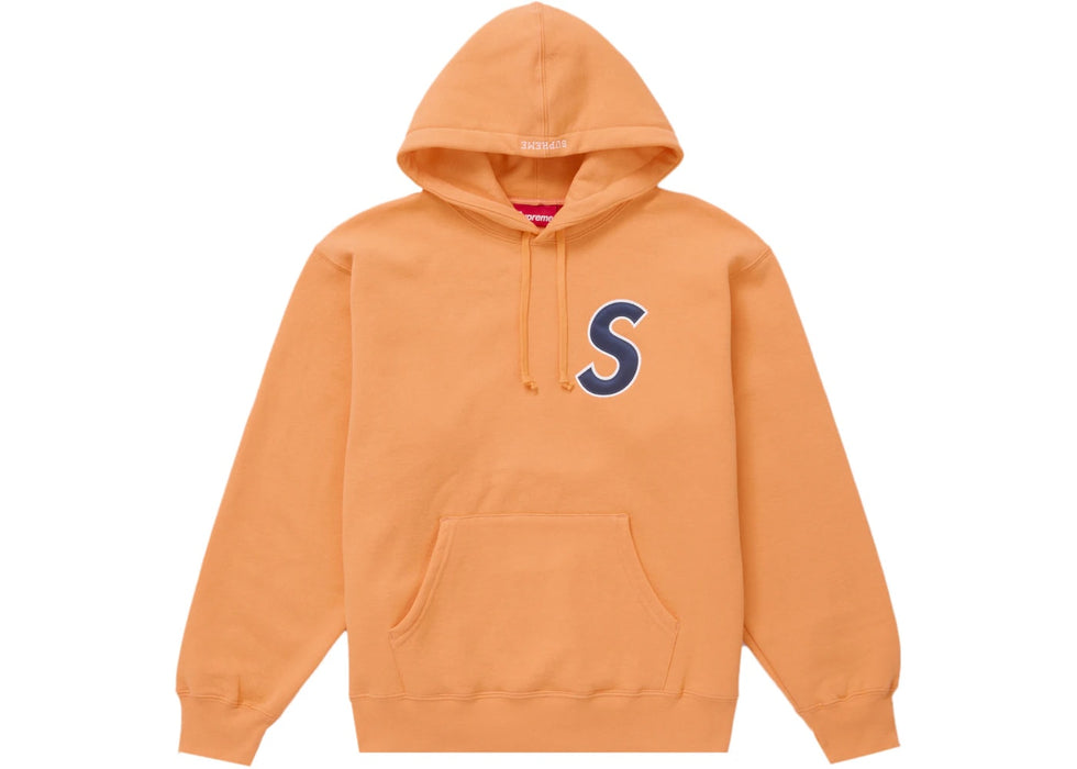 Supreme S Logo Hooded Sweatshirt (SS25) Bright Orange