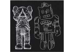 KAWS x Uniqlo Warhol Kids' UT Graphic 476424 T-shirt Black