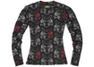 Corteiz Womens Tiger Mesh Longsleeve Black
