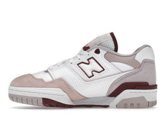 New Balance 550 White Scarlet (Women's)
