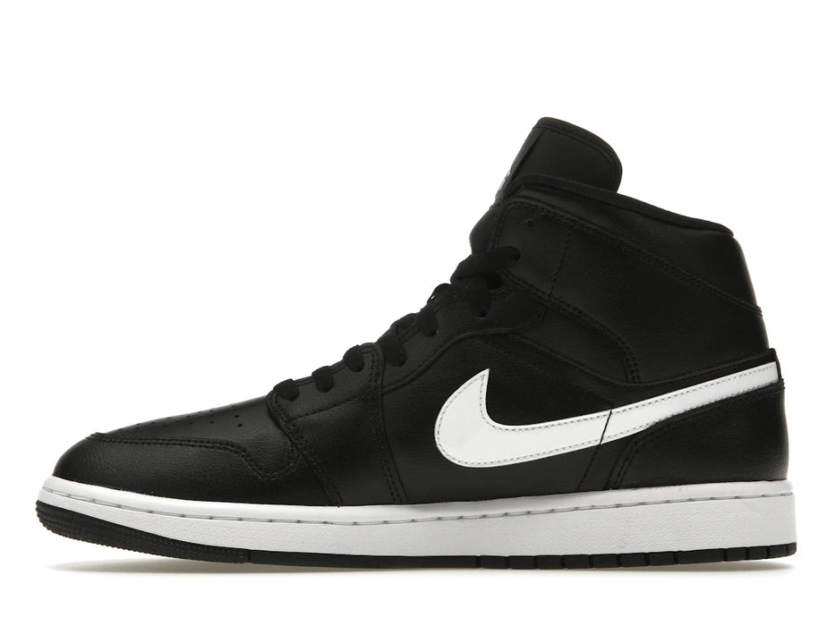 Jordan 1 Mid Black White (Women's)