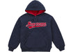 Supreme Quilted Zip Up Hooded Sweatshirt Navy