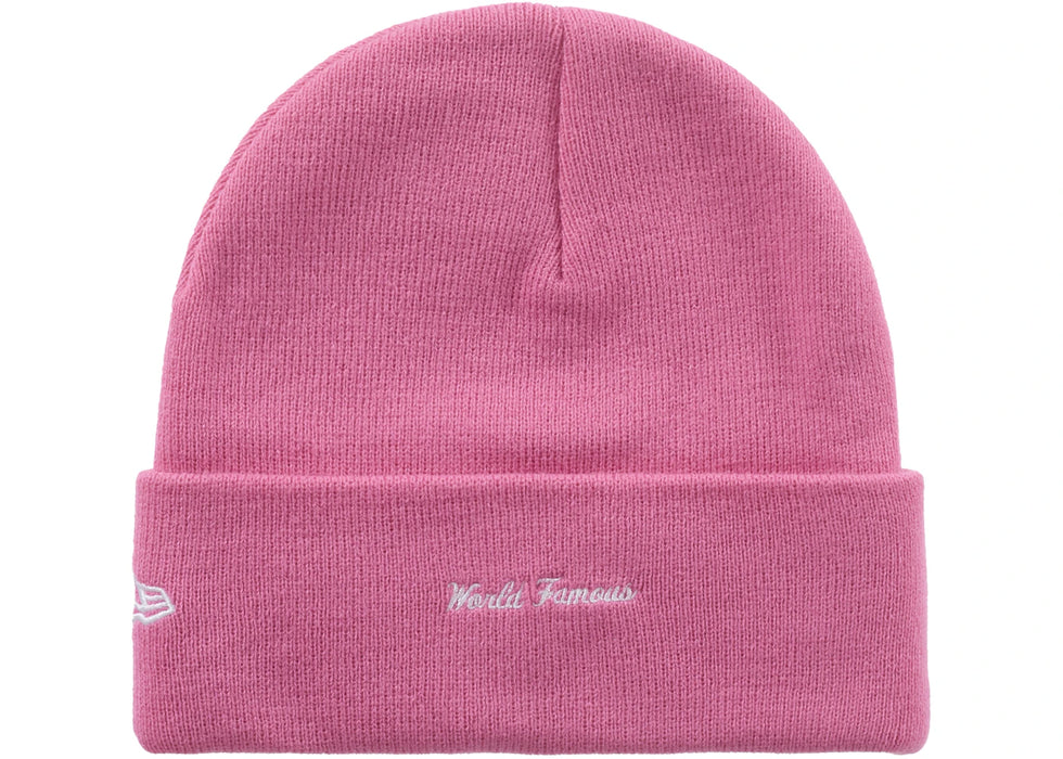 Supreme New Era Box Logo Beanie (FW25) Magenta