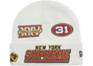 Supreme New Era Football Beanie White