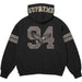 Supreme Rhinestone Eagle Hooded Sweatshirt Black
