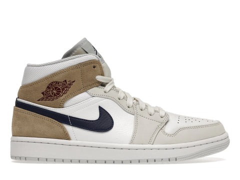Jordan 1 Mid Tan Suede