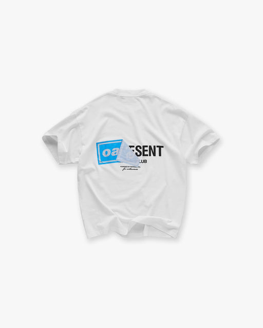 Represent X Oasis Owners Club T-Shirt Flat White