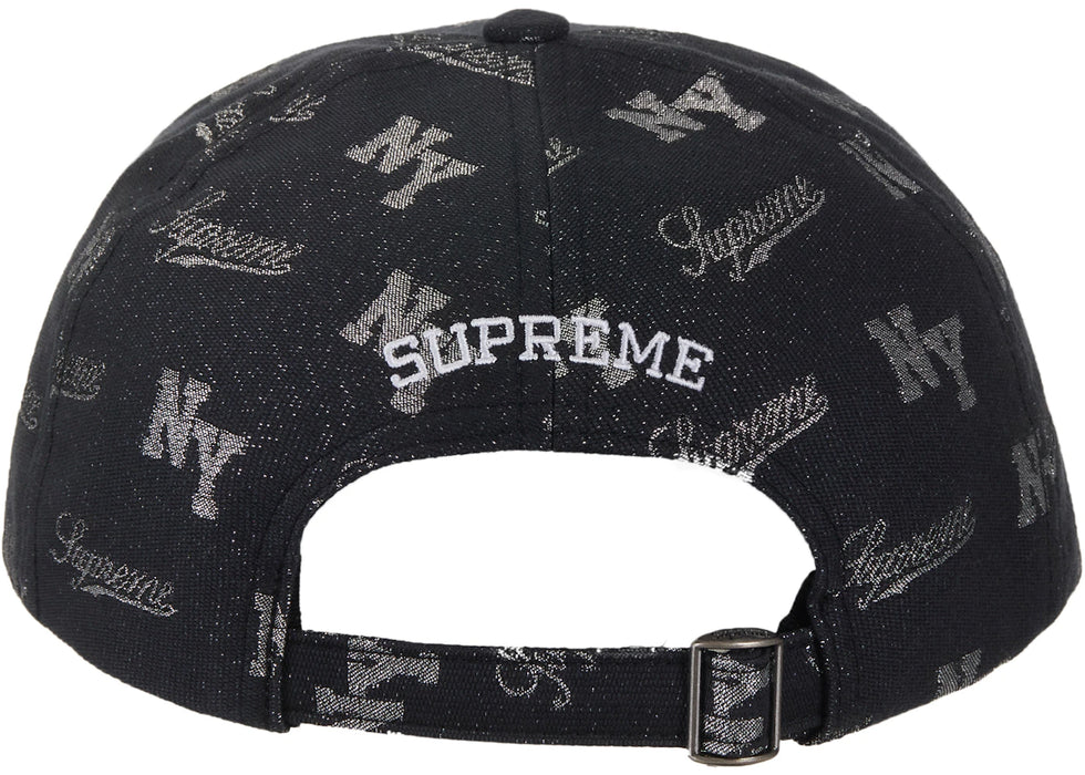 Supreme Monogram 6-Panel Black