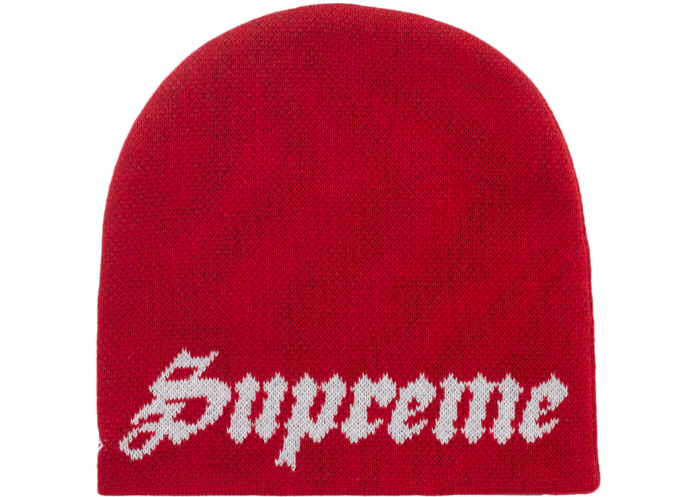 Supreme New Era Ghostface Beanie Red