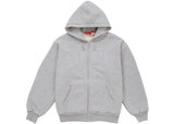 Supreme Arc Thermal Lined Zip Up Hooded Sweatshirt (FW26) Heather Grey