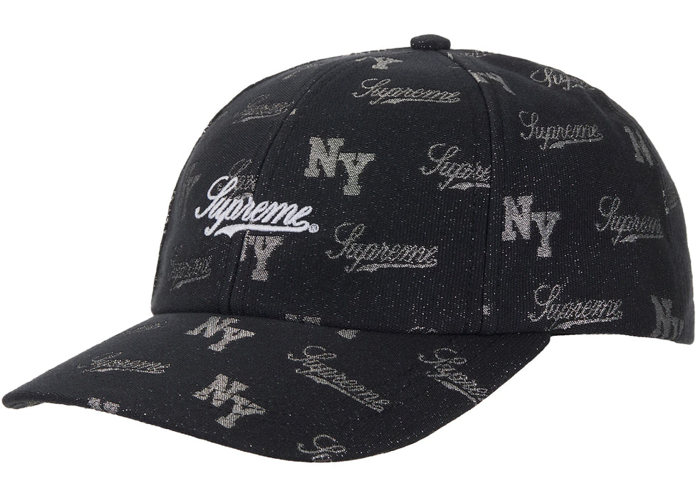 Supreme Monogram 6-Panel Black
