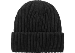 Supreme Classic Logo Chunky Ribbed Beanie Black