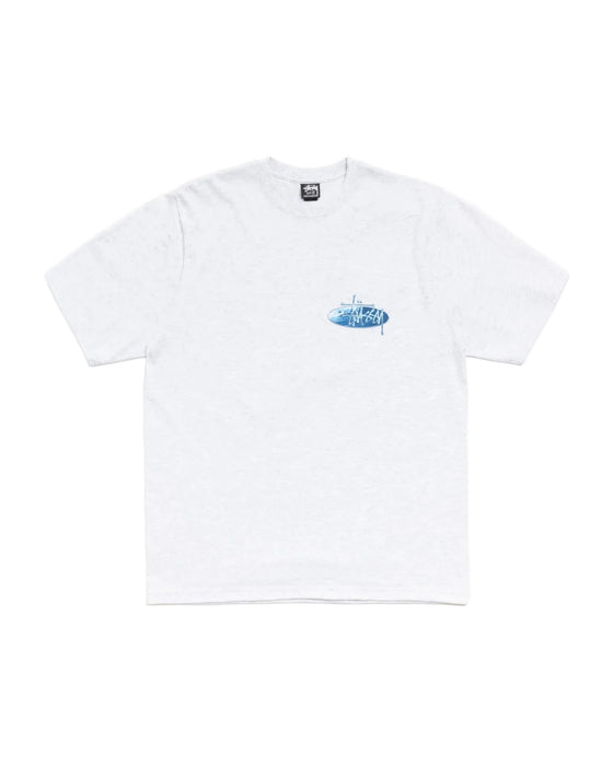 Stussy Wave oval tee grey