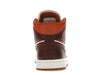 Jordan 1 Mid Dusty Peach Night Maroon (Women's)
