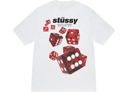 Stussy Rollers Tee White