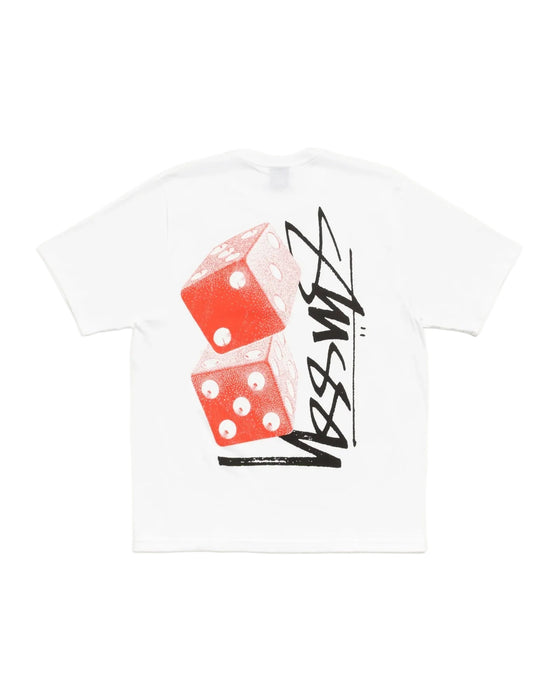 Stussy Tall Dice Tee White