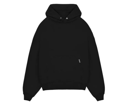 Represent Blank Hoodie Jet Black
