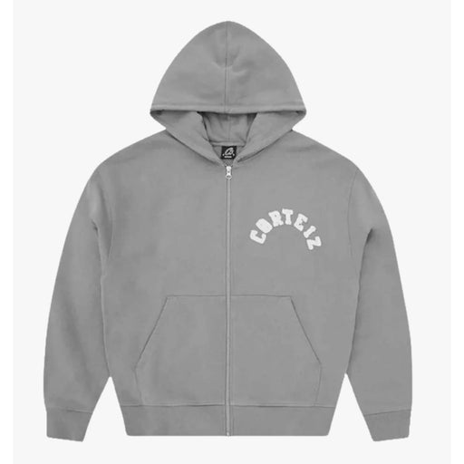 Corteiz Colly Arch Zip Hoodie Grey