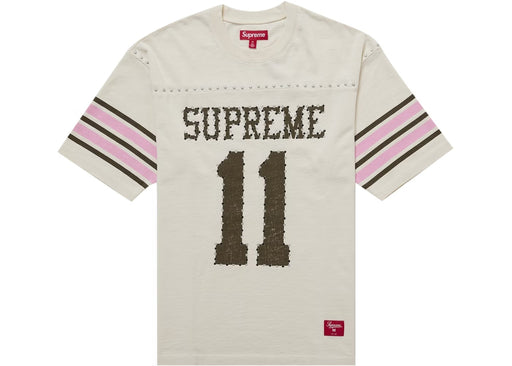 Supreme Studded S/S Football Top Tan