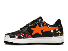 A Bathing Ape Bape Sta Paint Splatter Black
