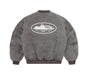 Corteiz Island Bomber Jacket Light Grey