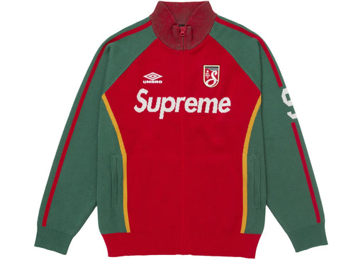 Supreme Umbro Zip Up Sweater Red