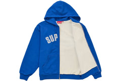 Supreme Arc Thermal Lined Zip Up Hooded Sweatshirt 'Royal'