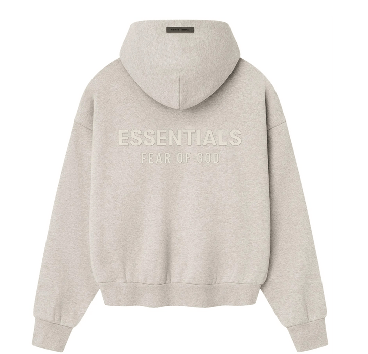 Fear of God Essentials Classic Hoodie Heather Stone
