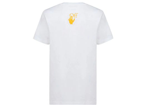 OFF-WHITE Caravaggio Saint Jerome Writing Hands Off Logo Slim Fit T-shirt While/Black/Yellow