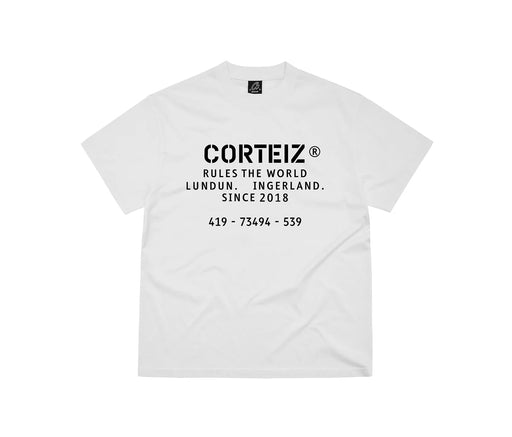 Corteiz OG Stencil Tee White