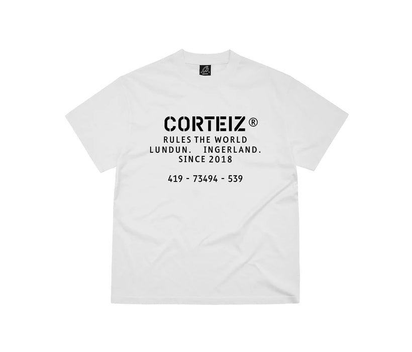 Corteiz OG Stencil Tee White