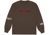 Travis Scott Reverse Jack Long Sleeve T-shirt Brown